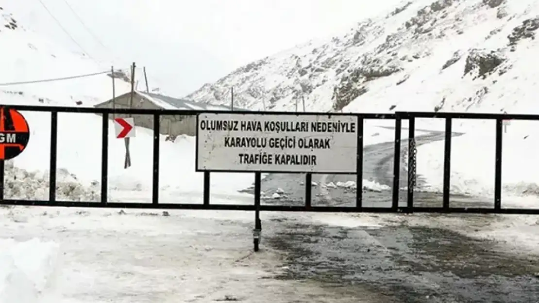 Van-Bahçesaray karayolu, ulaşıma kapatıldı