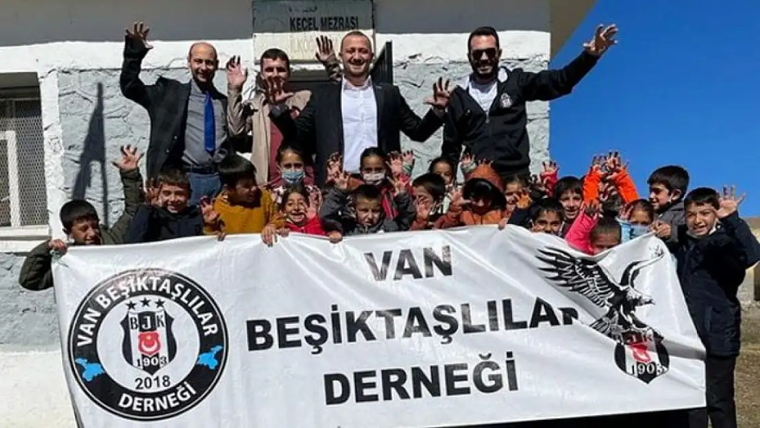 Van Beşiktaşlılar Derneğinden öğrencilere hediye