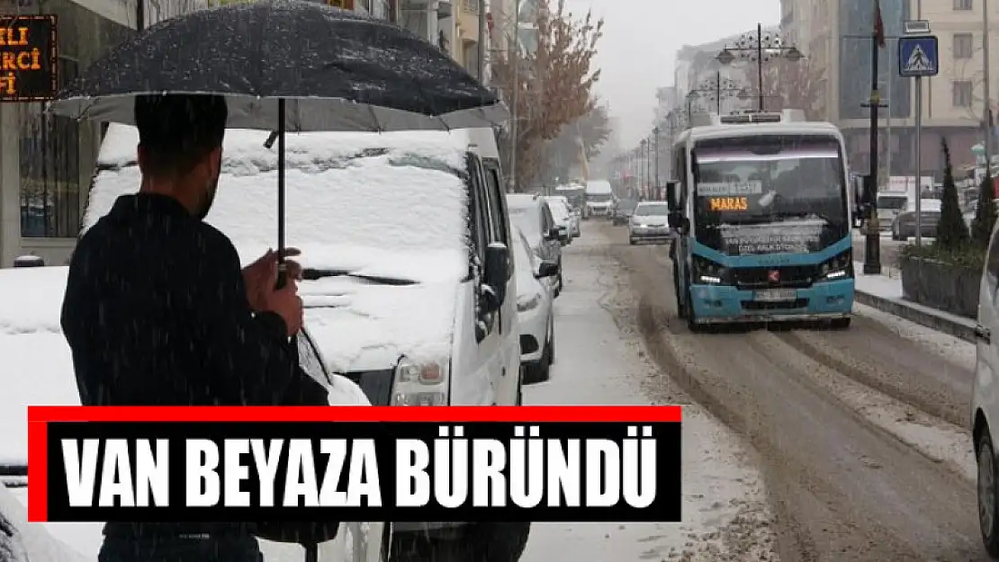 Van beyaza büründü