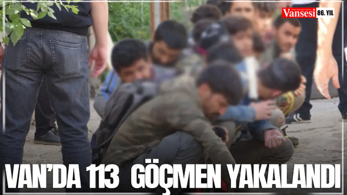 Van'da 113  göçmen yakalandı