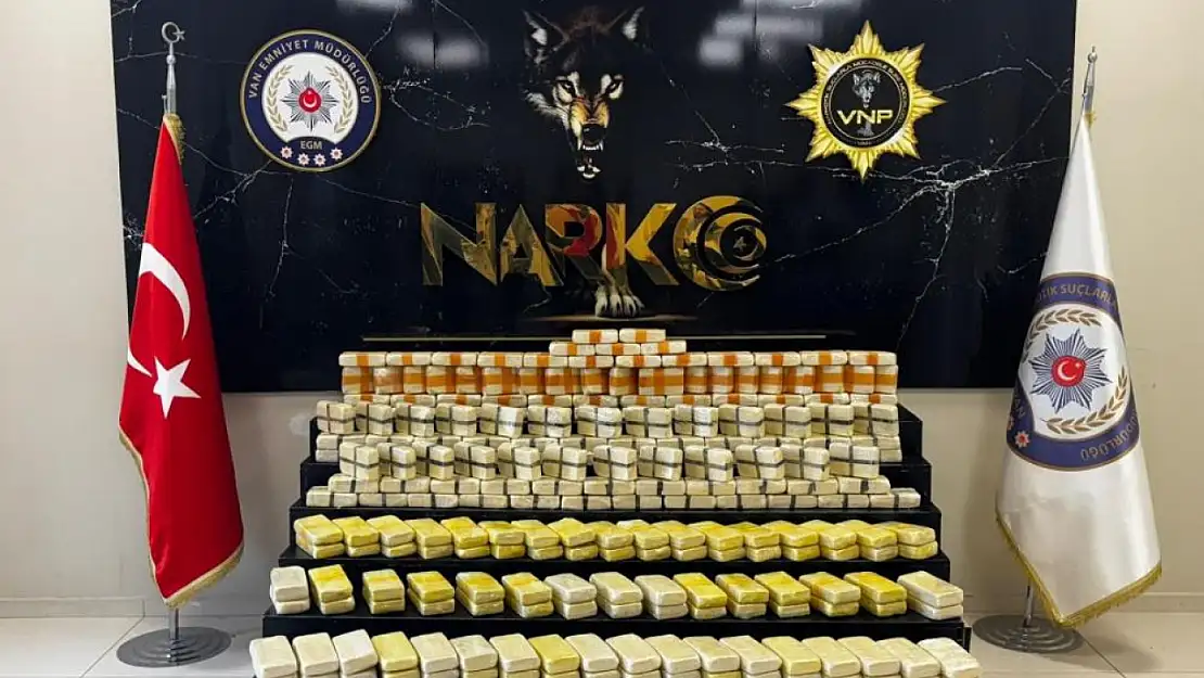 Van'da 147 kilo uyuşturucu ele geçirildi