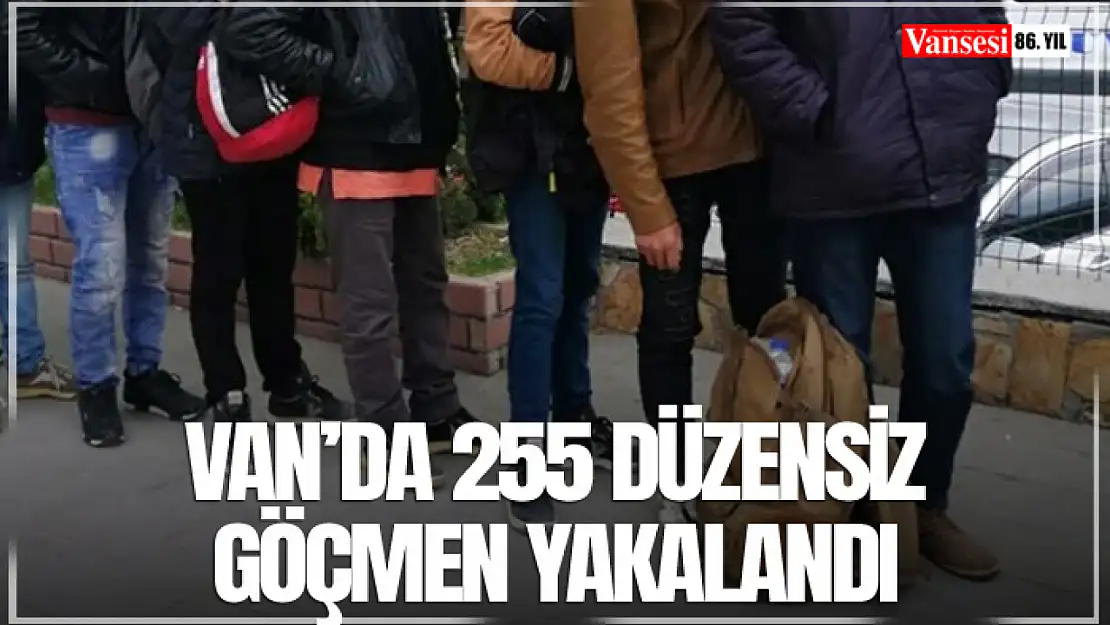 Van'da 255 düzensiz göçmen yakalandı