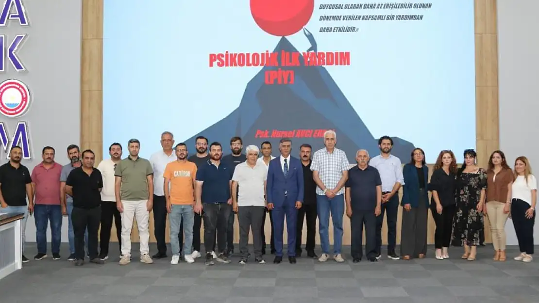 Van'da afetlere yönelik psikolojik ilk yardım eğitimi