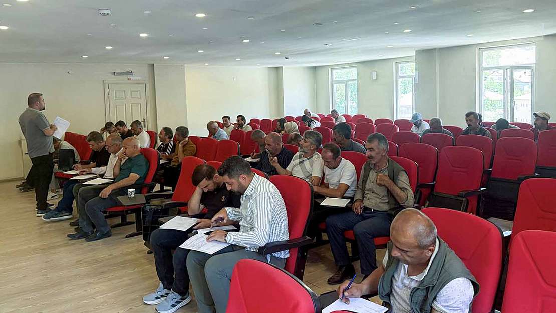 Van'da belediye Personeline güvenli çalışma eğitimi