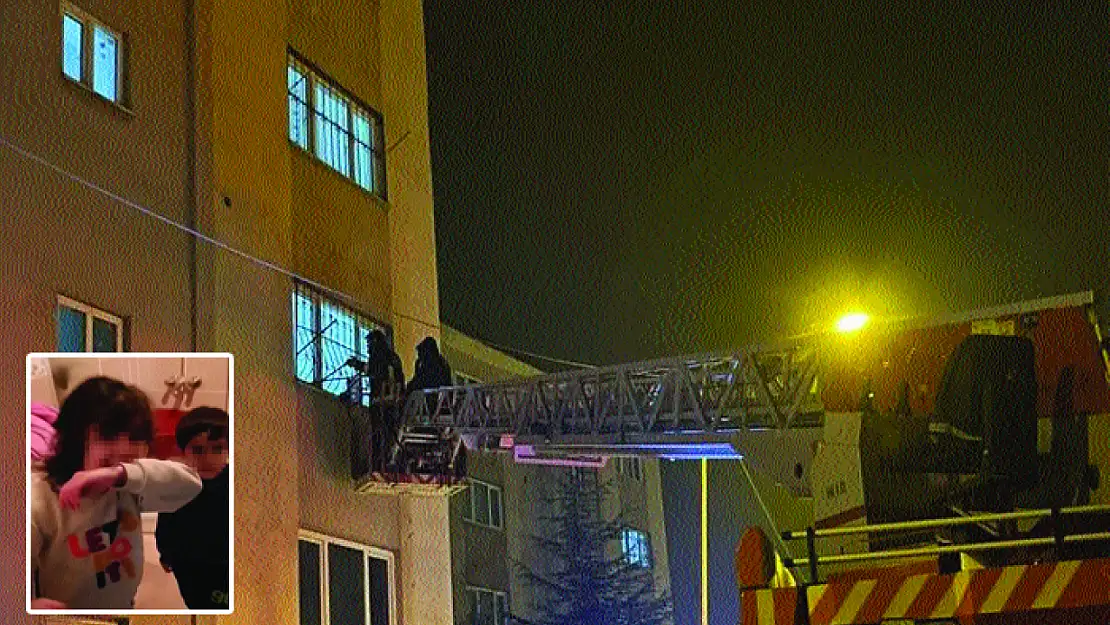 Van'da bir evde kilitli kalan çocuklar kurtarıldı