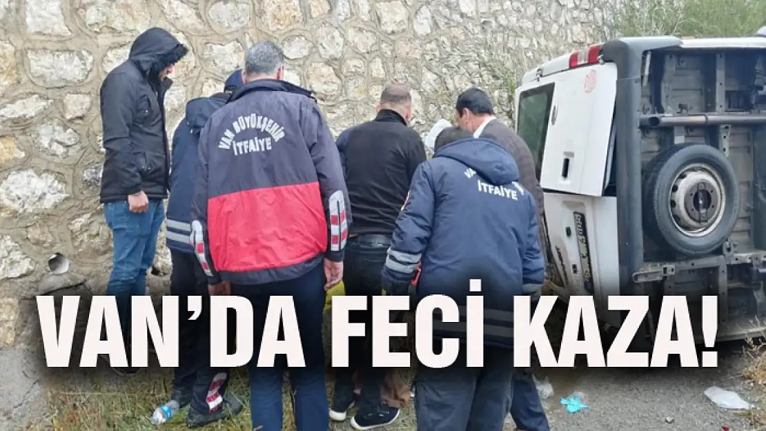 Van'da feci kaza! 2'si ağır 14 yaralı