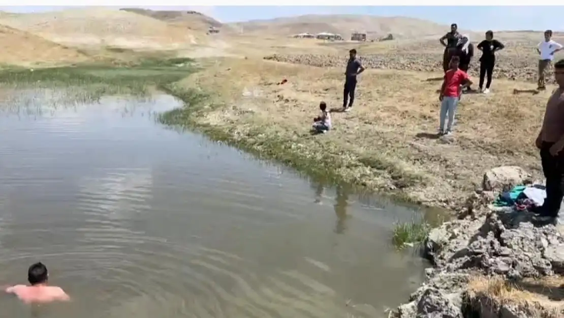 Van'da gölete giren çocuk boğuldu