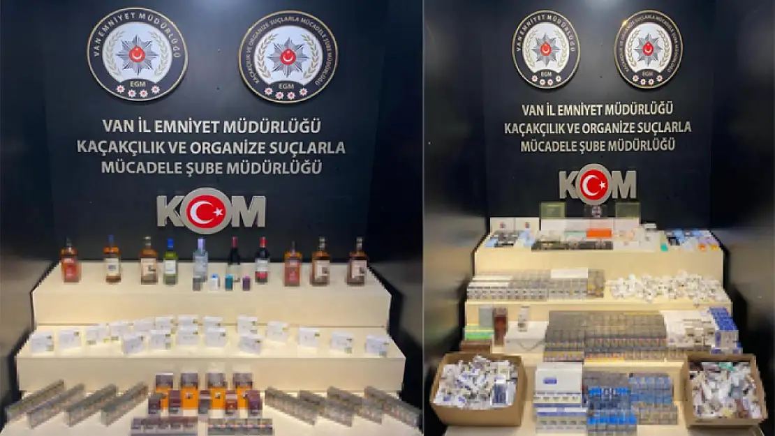 Van'da gümrük kaçakçılığı operasyonları