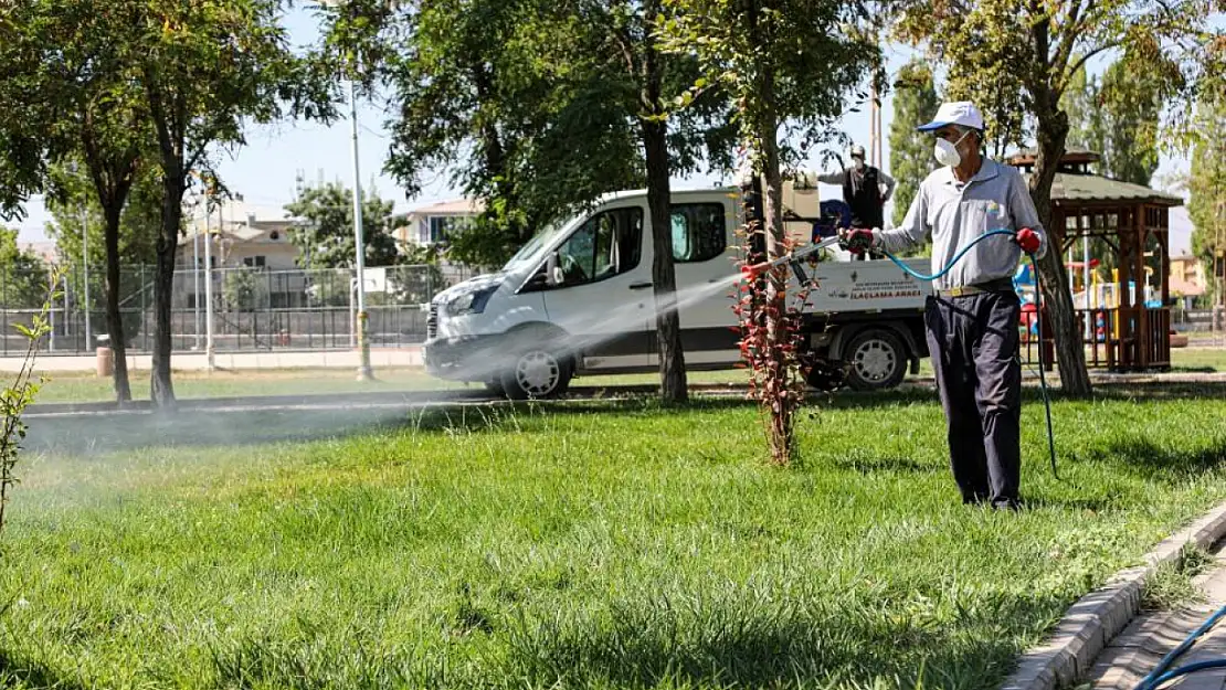 Van'da ilaçlama çalışması