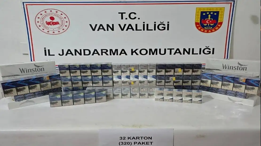 Van'da kaçak sigara ele geçirildi