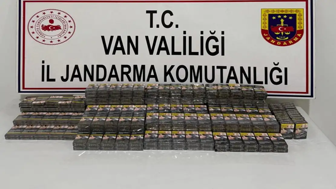 Van'da kaçak sigara ele geçirildi