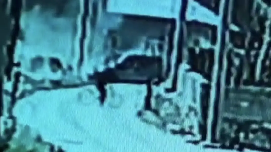 Van'da kamyonet duvara çarptı, çocuklar korkuyla kaçtı