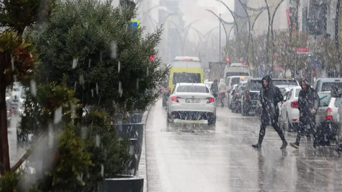 Van'da kar yağışı