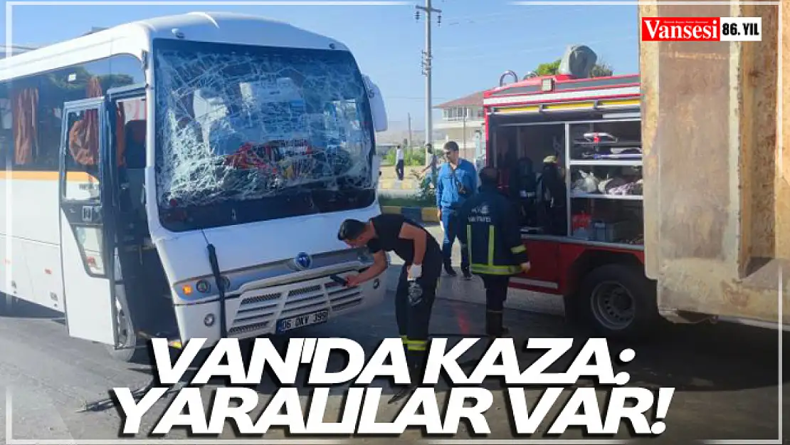 Van'da kaza: yaralılar var!