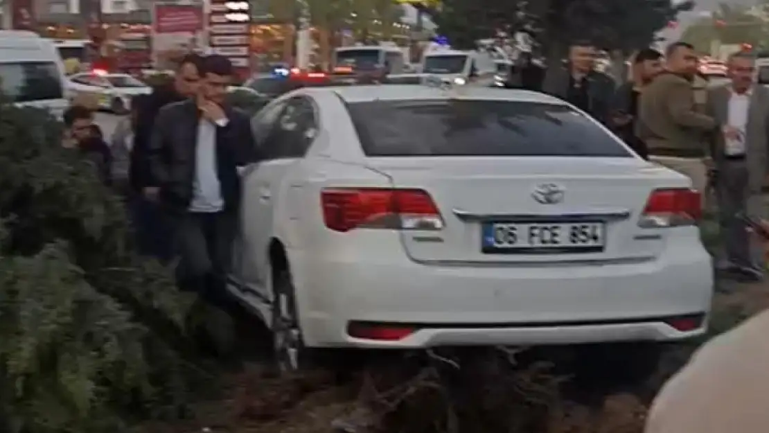 Van'da kontrolden çıkan araç ağaca çarptı: 2 yaralı
