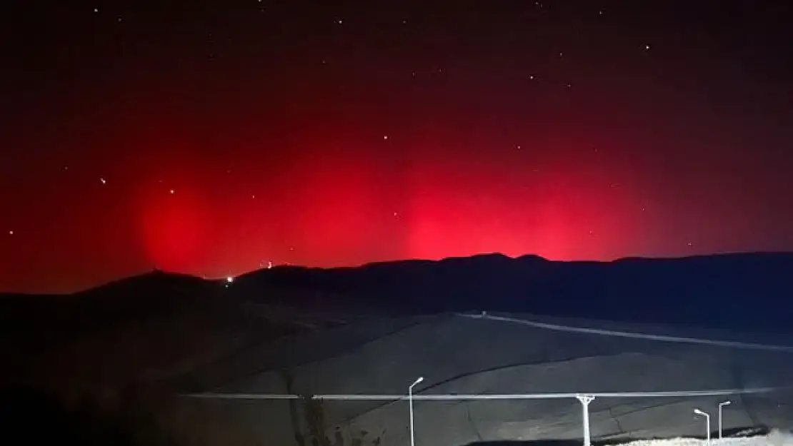 Van'da Kuzey ışıkları görüldü