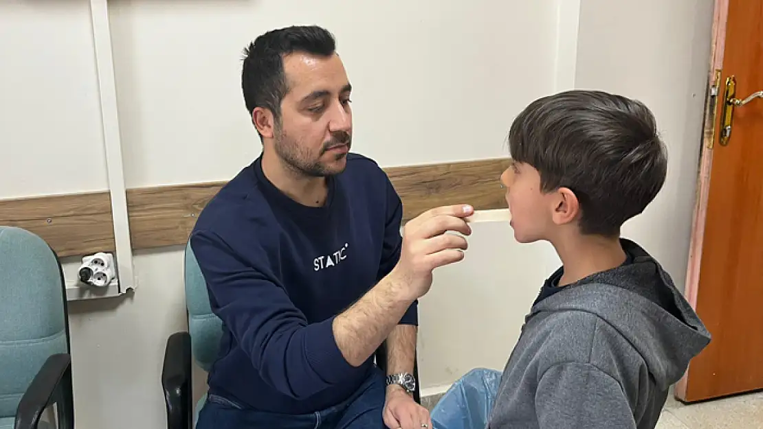 Van'da öğrencilere sağlık taraması