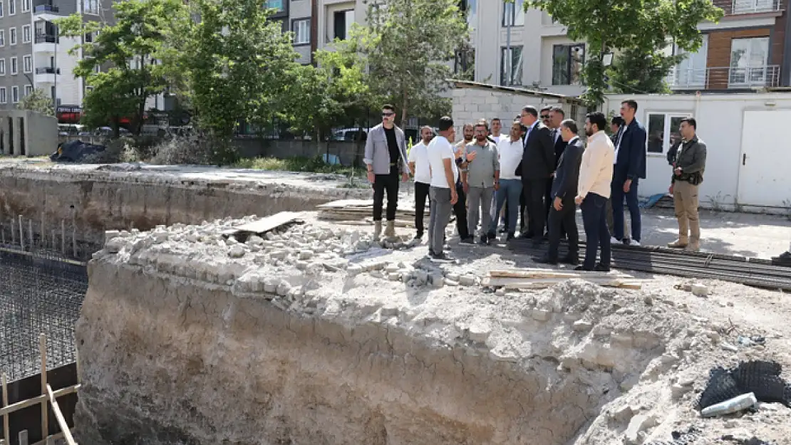 Van'da yeni kültür merkezi inşaatı devam ediyor