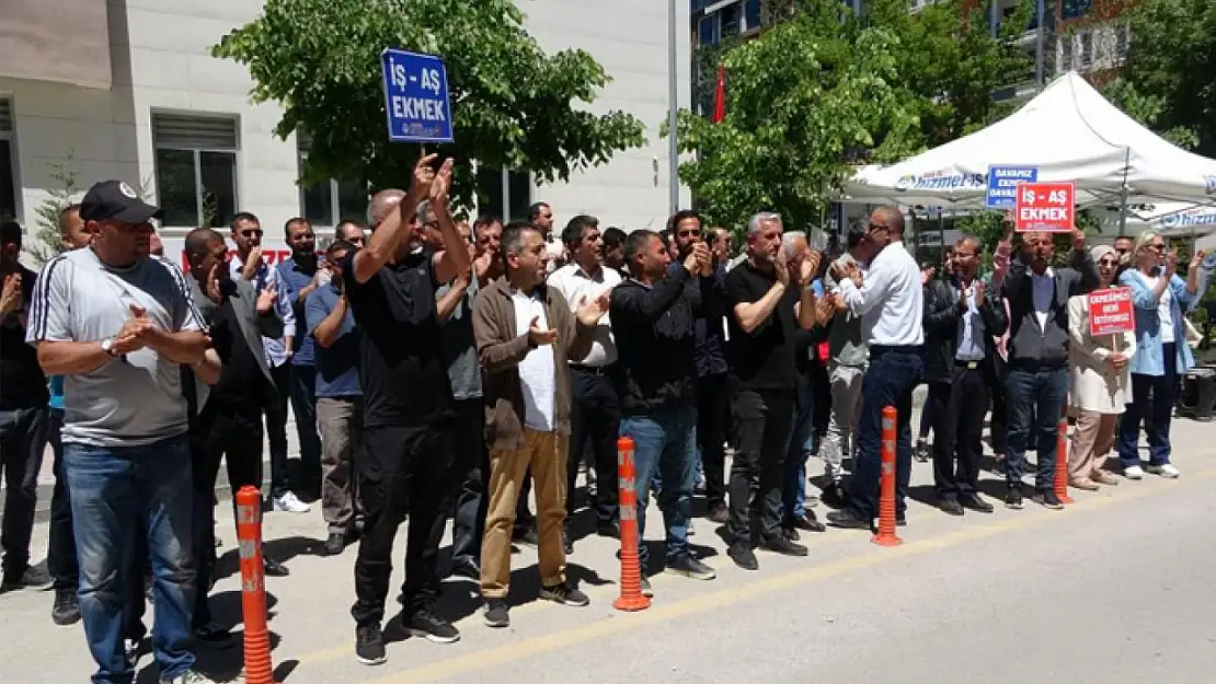 Van'daki işçilerin eylemi bir aydır devam ediyor