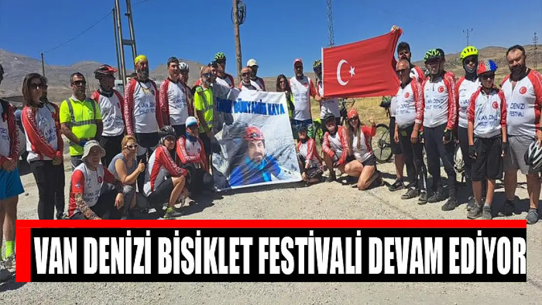 Van Denizi Bisiklet Festivali devam ediyor