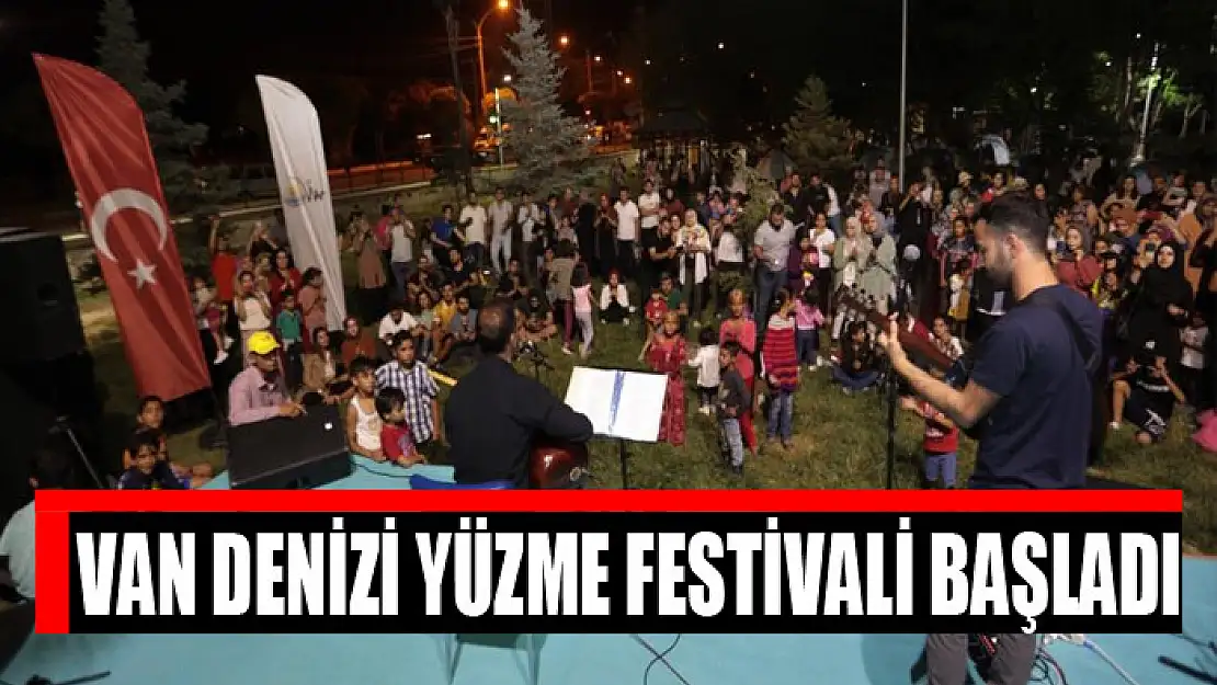 Van Denizi Yüzme Festivali başladı