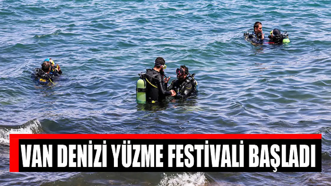 Van denizi yüzme festivali başladı