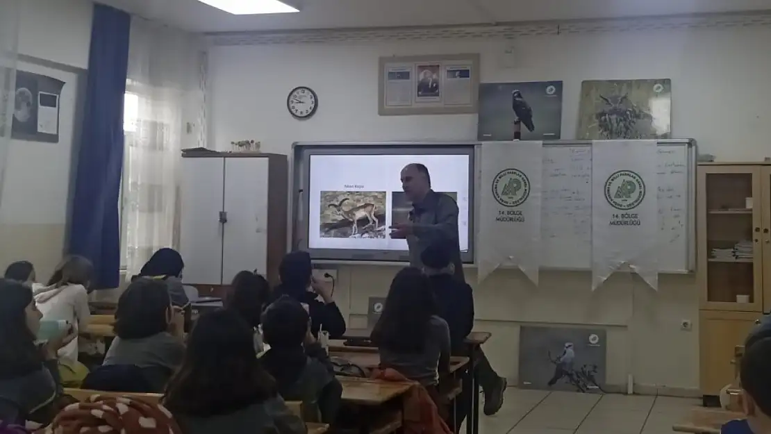 Van DKMP ekiplerinden öğrencilere biyolojik çeşitlilik eğitimi