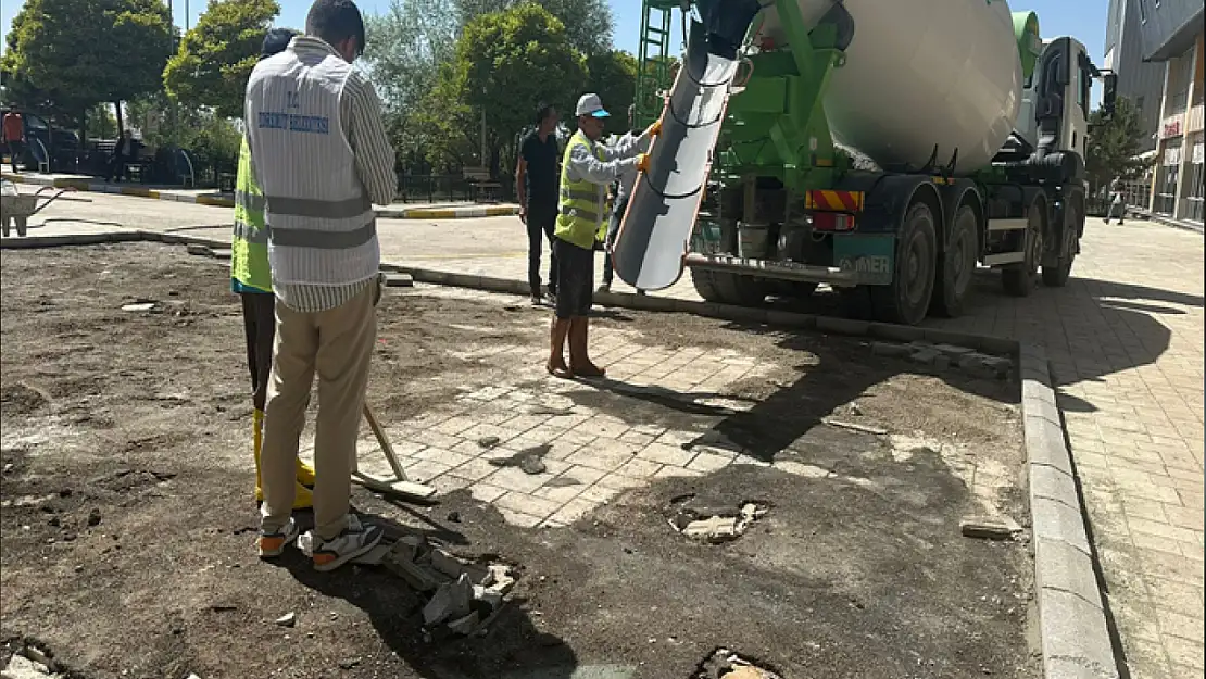 Van Eğitim ve Araştırma Hastanesi parkı yenilendi