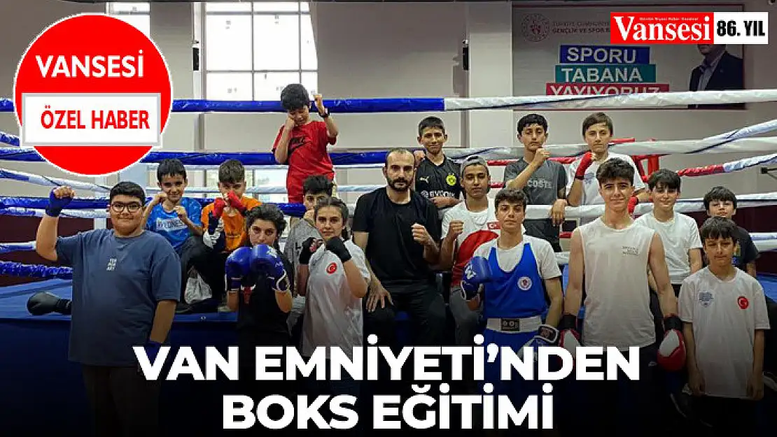 Van Emniyeti'nden boks eğitimi