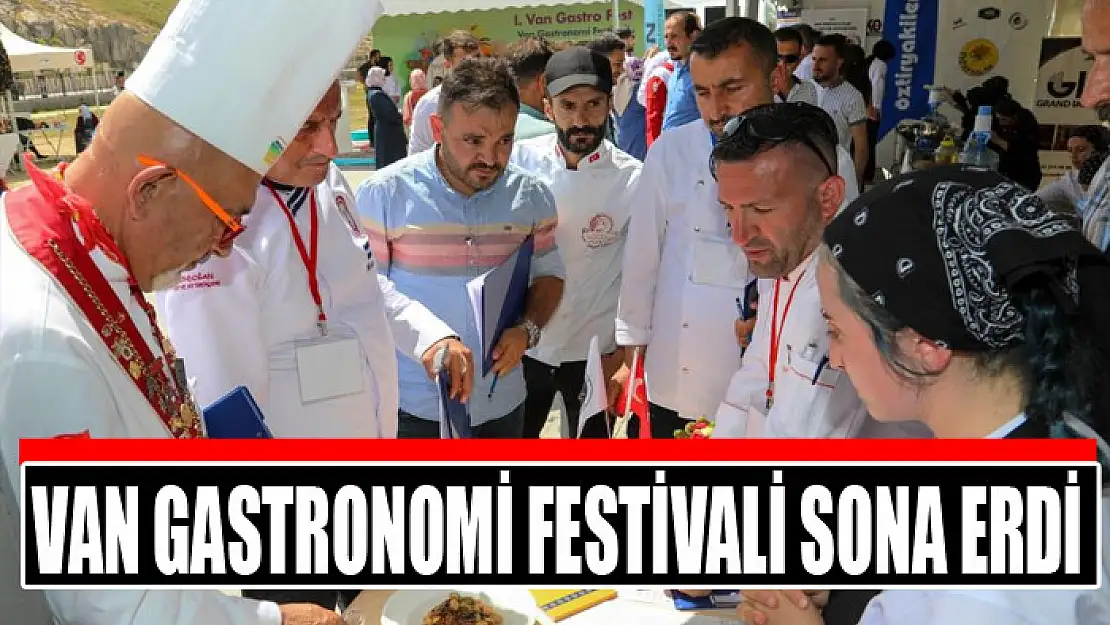 Van Gastronomi Festivali sona erdi