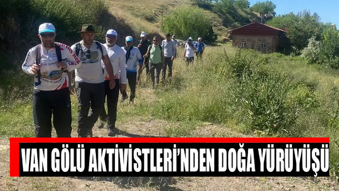 Van Gölü Aktivistleri'nden doğa yürüyüşü