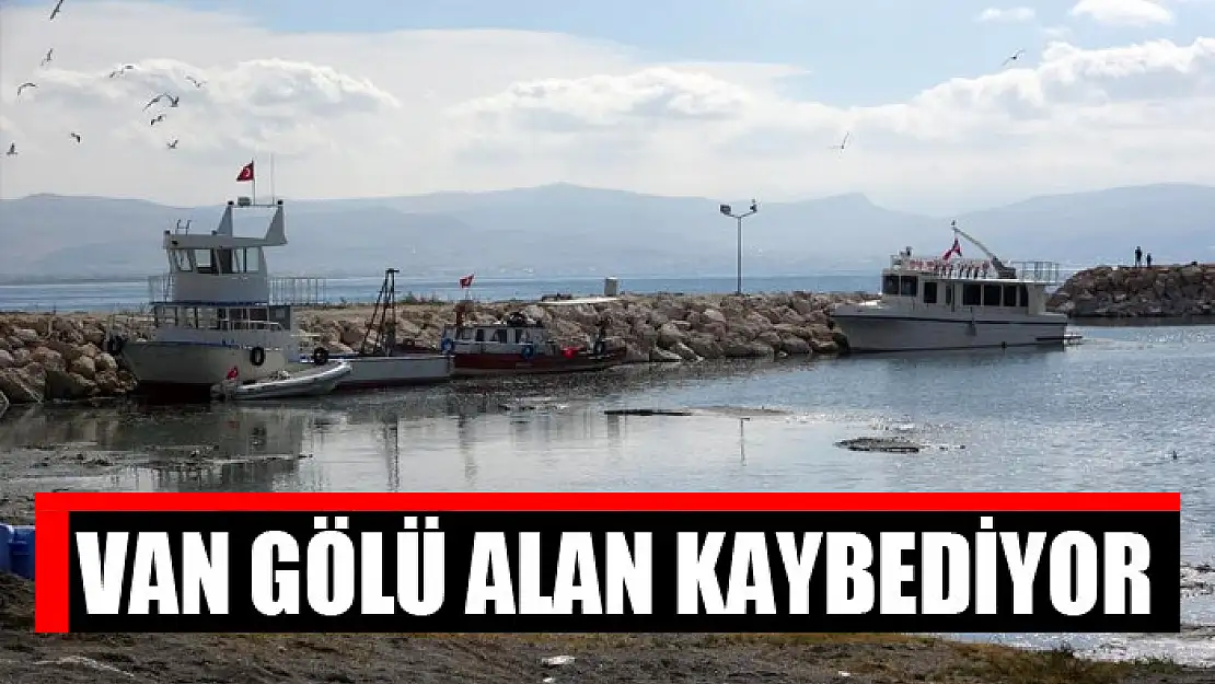 Van Gölü alan kaybediyor