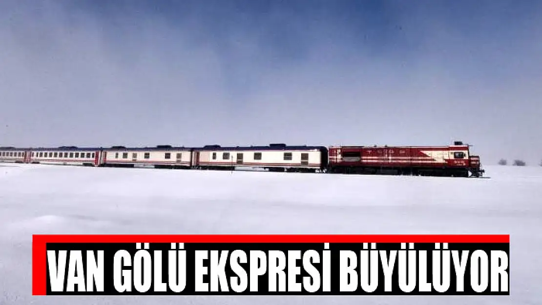 Van Gölü Ekspresi büyülüyor