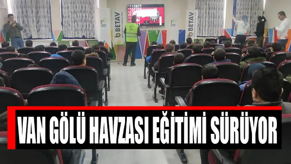 Van Gölü Havzası eğitimi sürüyor