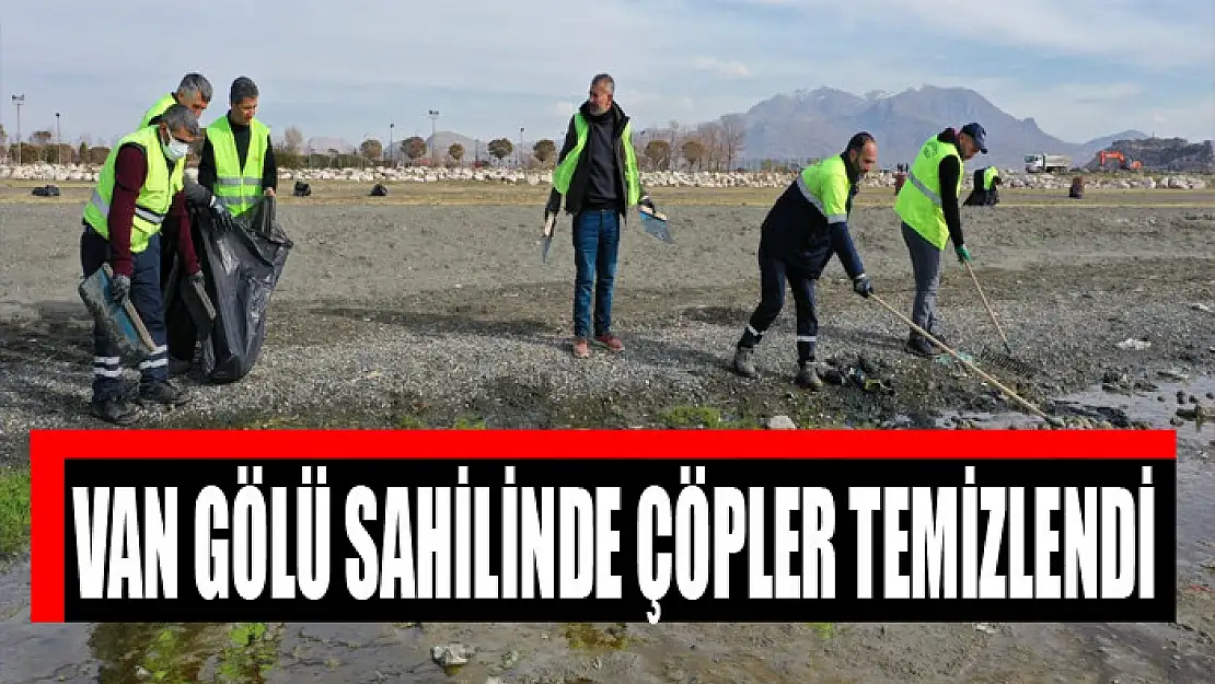 Van Gölü sahilinde çöpler temizlendi