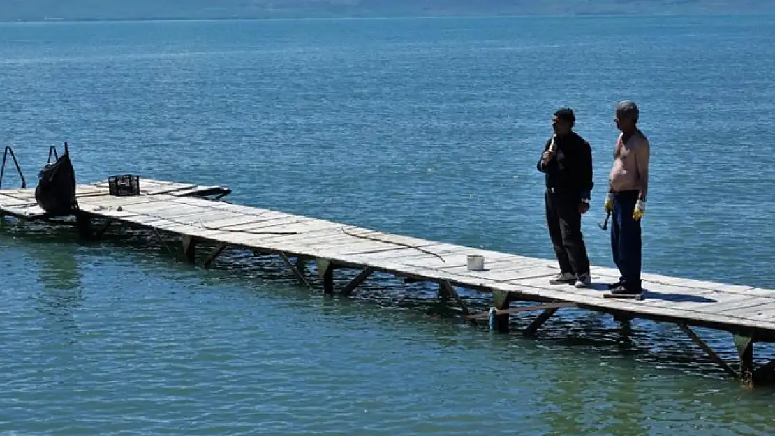 Van Gölü sahilleri fotoğrafçıları şaşırttı