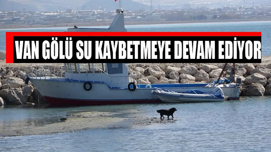 VAN GÖLÜ SU KAYBETMEYE DEVAM EDİYOR