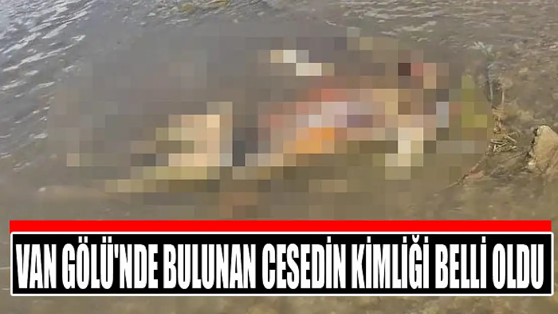 Van Gölü'nde bulunan cesedin kimliği belli oldu