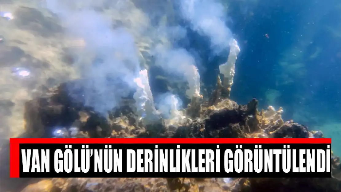 Van Gölü'nün derinlikleri görüntülendi