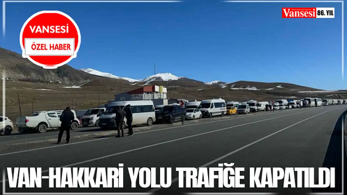 Van-Hakkari Yolu trafiğe kapatıldı