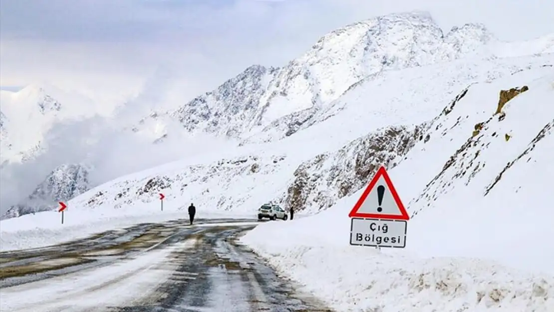 Van için buzlanma, don ve çığ uyarısı