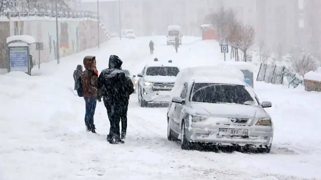 Van için kar yağışı uyarısı