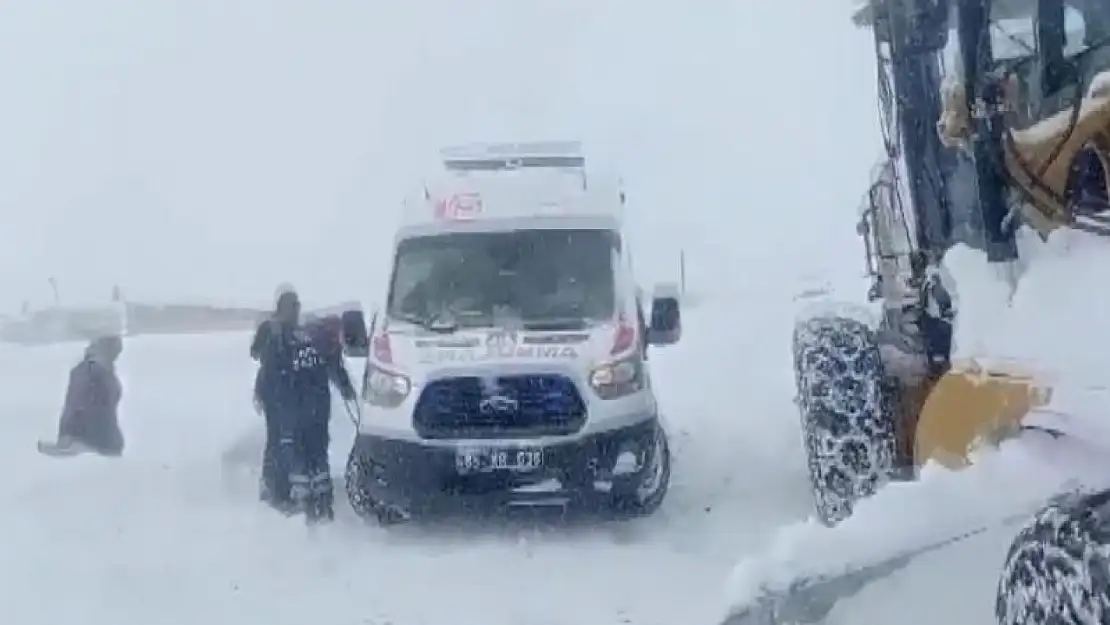 Van'ın Muradiye ilçesinde hasta kurtarma operasyonu yapıldı