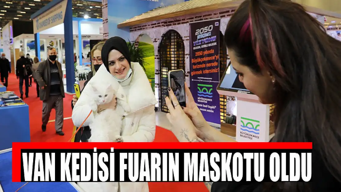 VAN KEDİSİ FUARIN MASKOTU OLDU