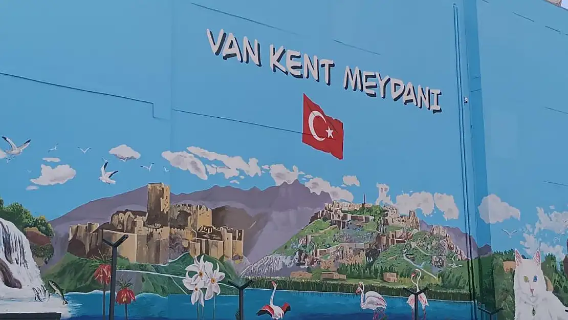 Van kent meydanına devasa resim