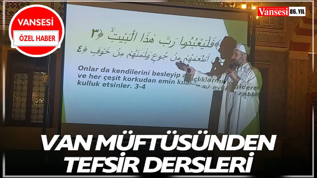 Van Müftüsünden Tefsir Dersleri