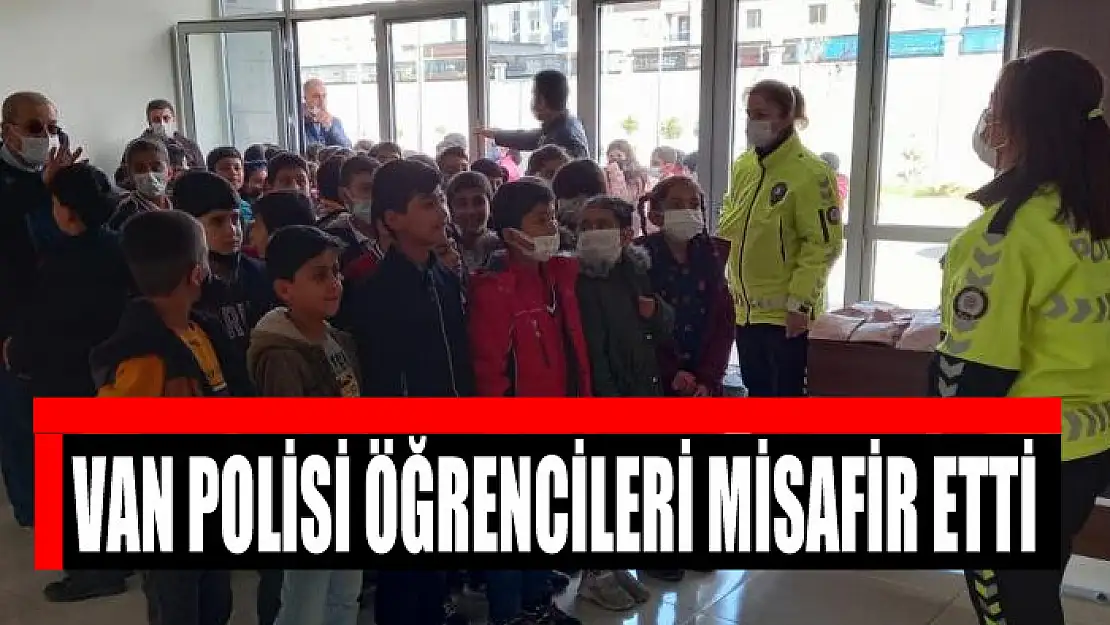 Van polisi öğrencileri misafir etti