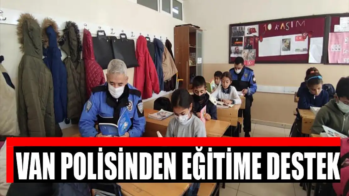 Van polisinden eğitime destek