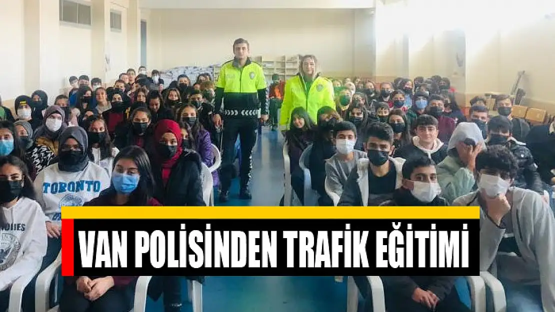 Van polisinden trafik eğitimi