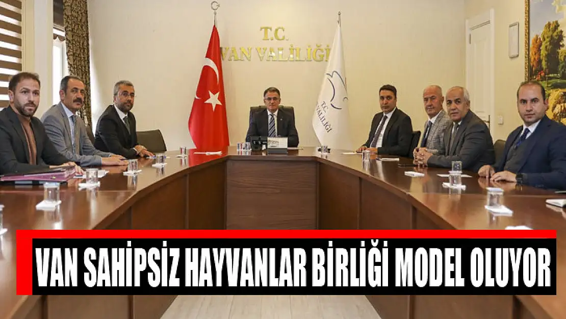 VAN SAHİPSİZ HAYVANLAR BİRLİĞİ MODEL OLUYOR